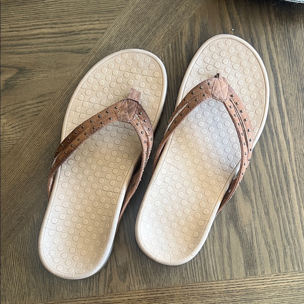 Vionic Brown Studded Sandals - Picture 3 of 9